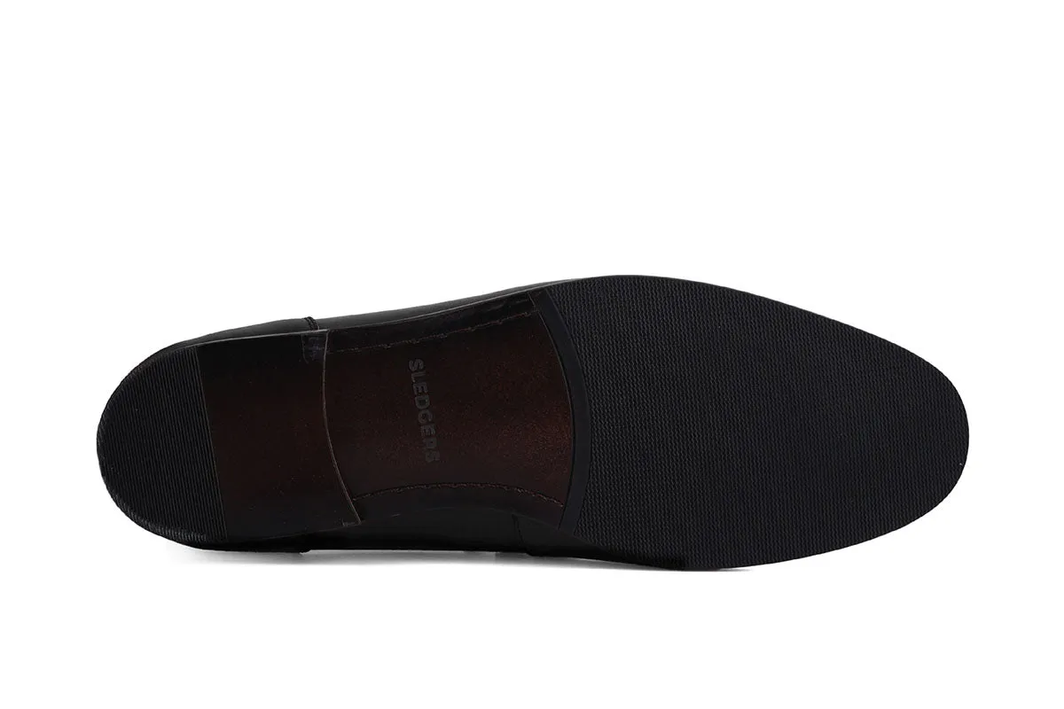 Cassel Slim Slip-on Loafer - Black