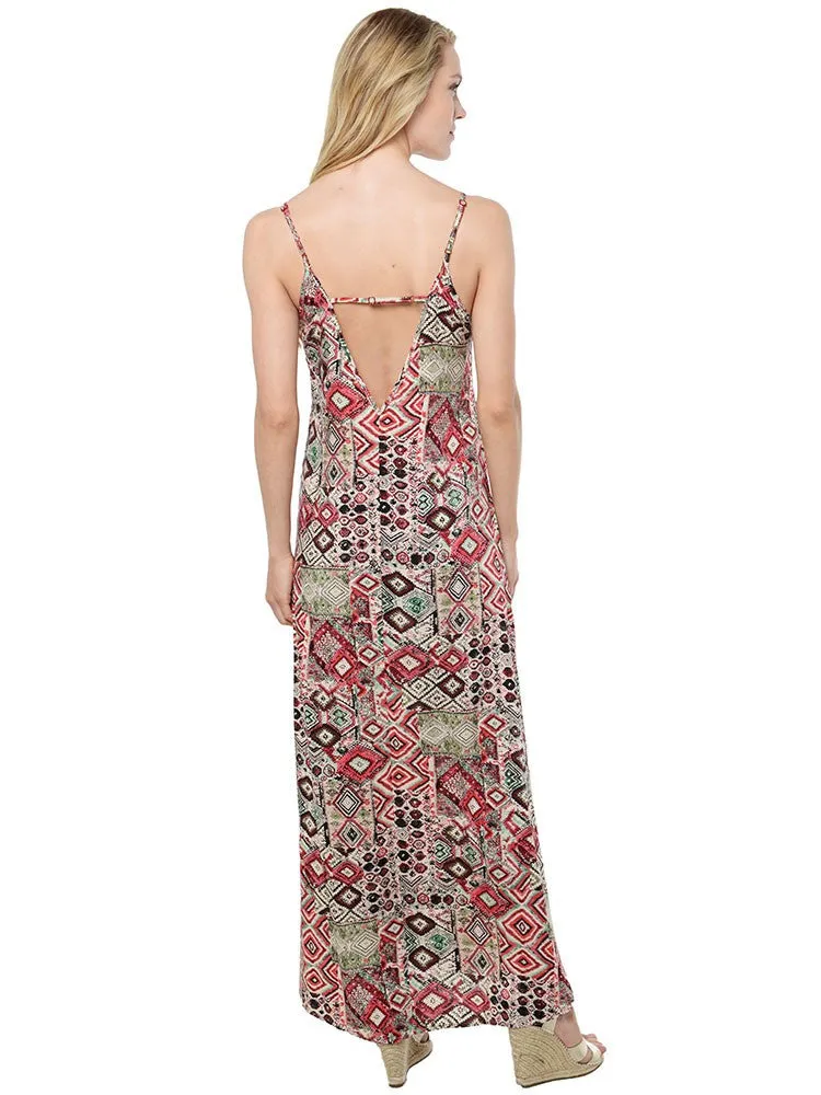 Cecico | Aztec Pattern Maxi Dress