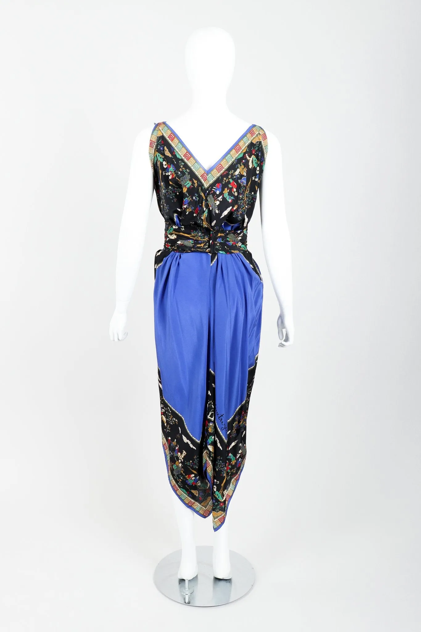 Chinois Silk Scarf Dress