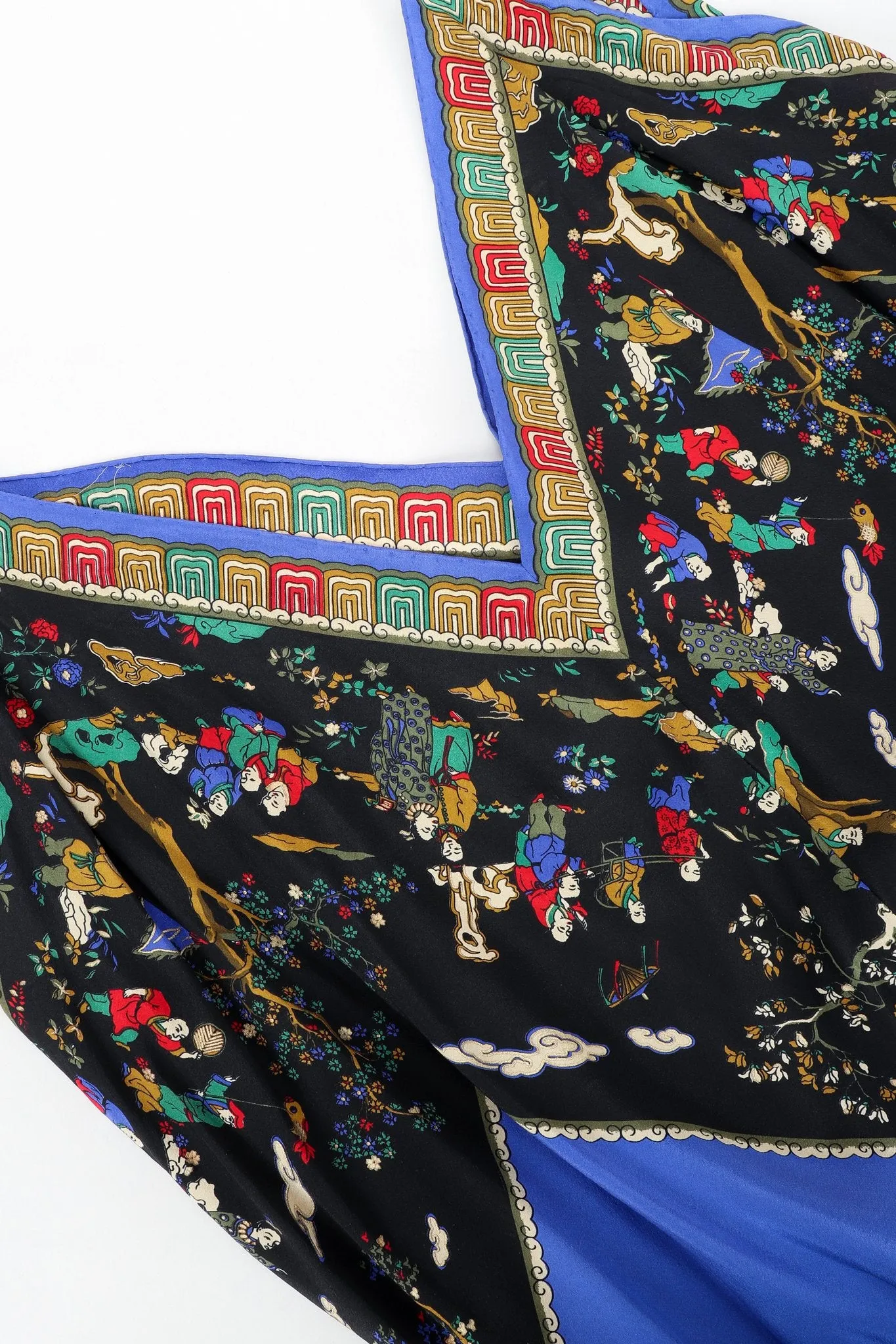 Chinois Silk Scarf Dress