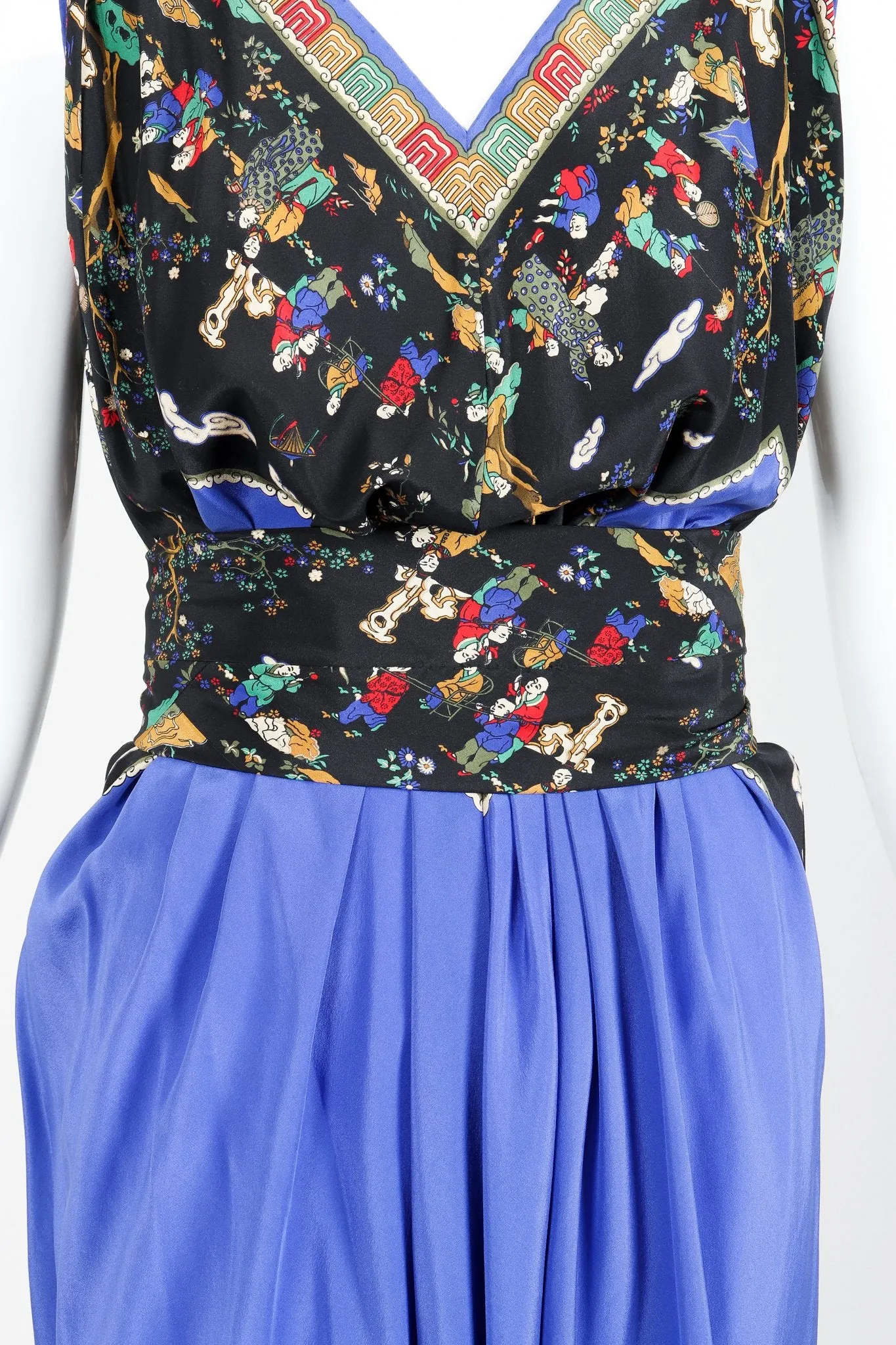 Chinois Silk Scarf Dress