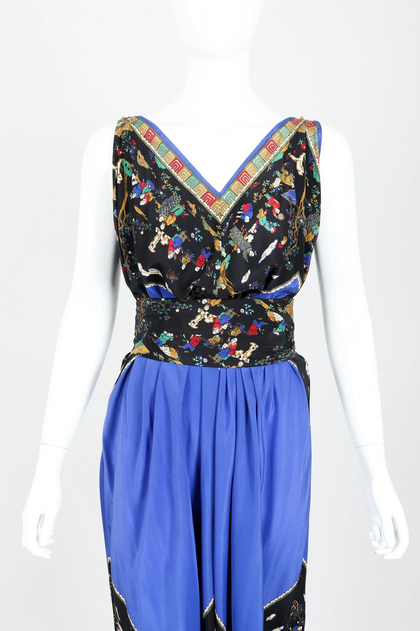 Chinois Silk Scarf Dress