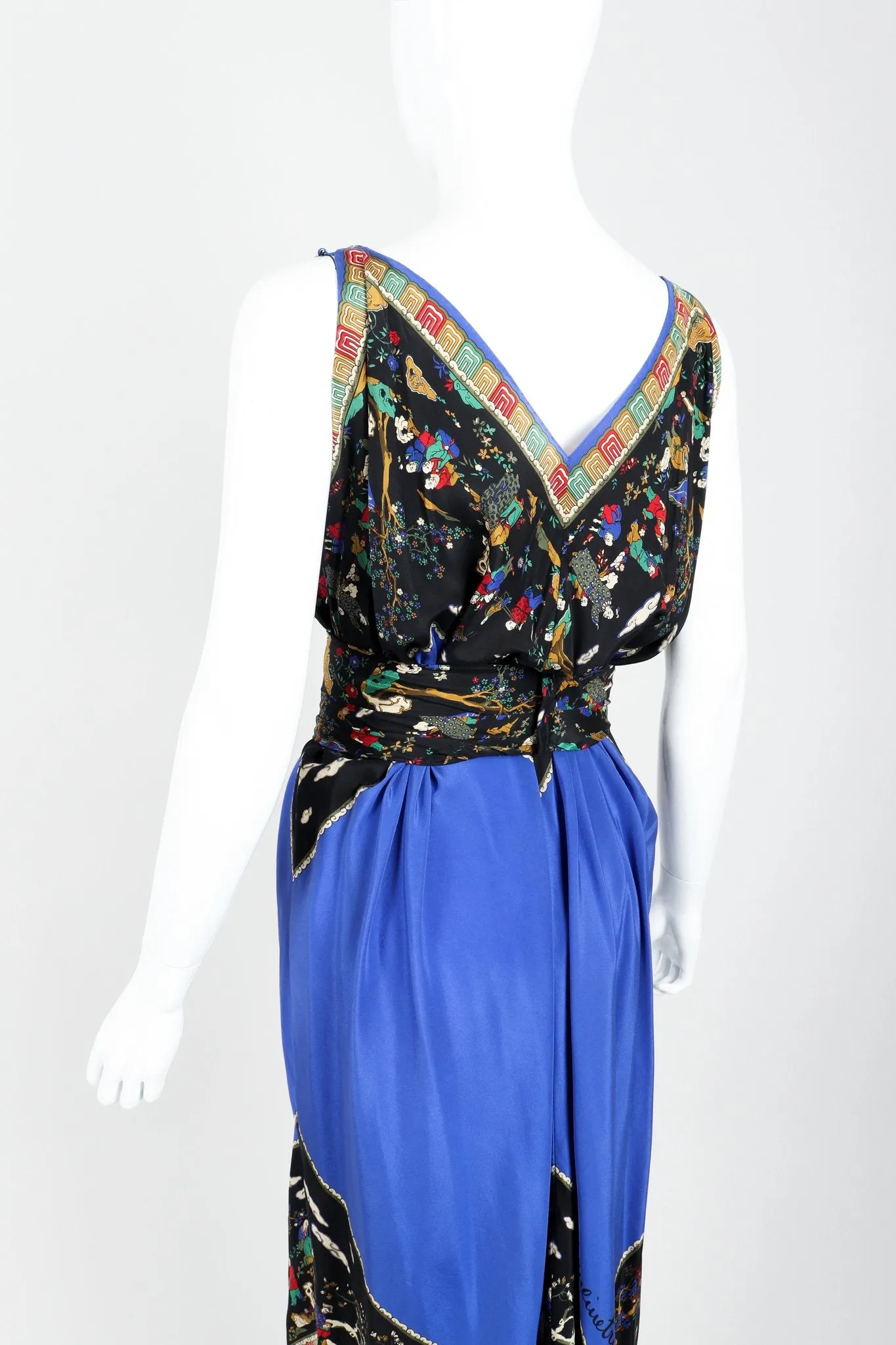 Chinois Silk Scarf Dress