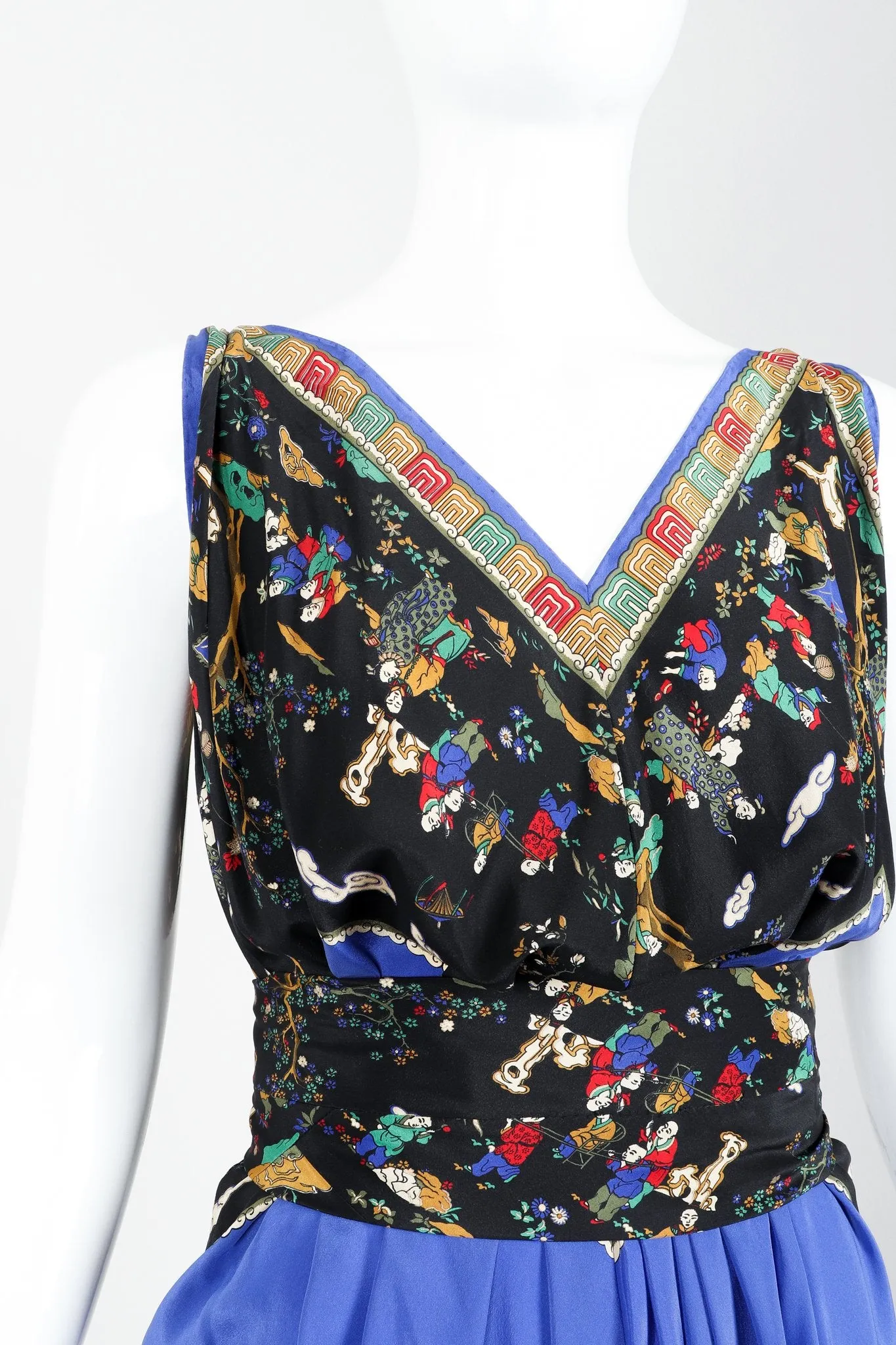 Chinois Silk Scarf Dress