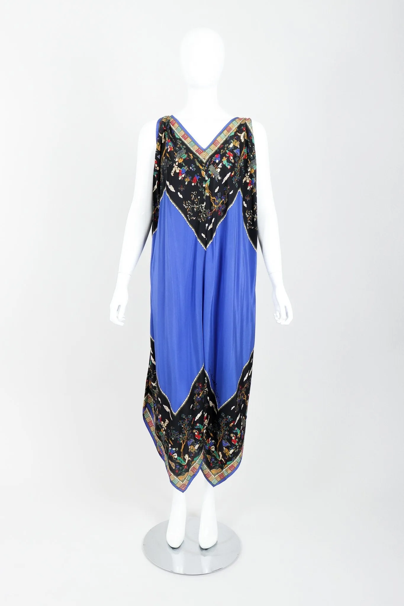 Chinois Silk Scarf Dress