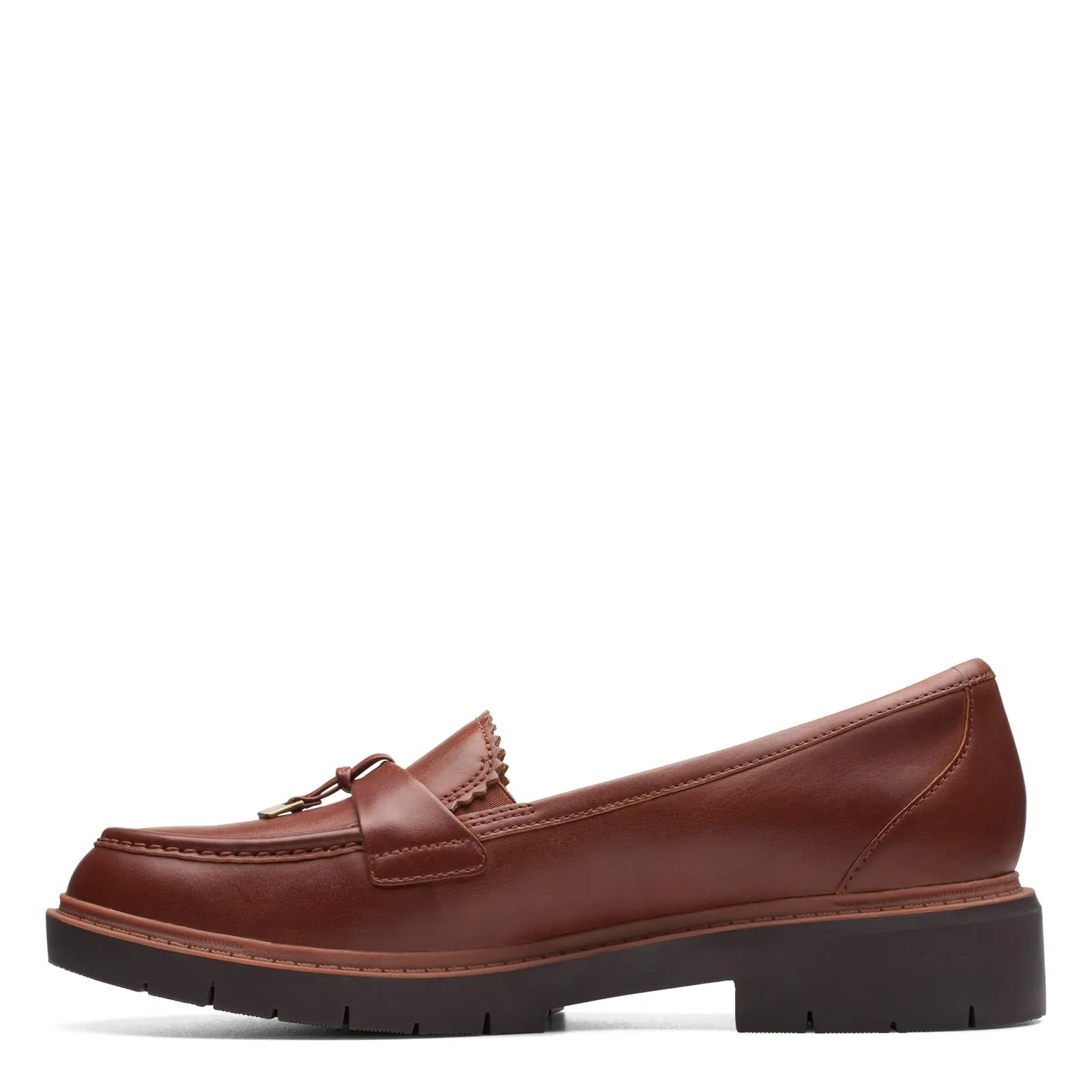 Clarks Women's Westlynn Bella Loafer, Tan Leather, 9.5