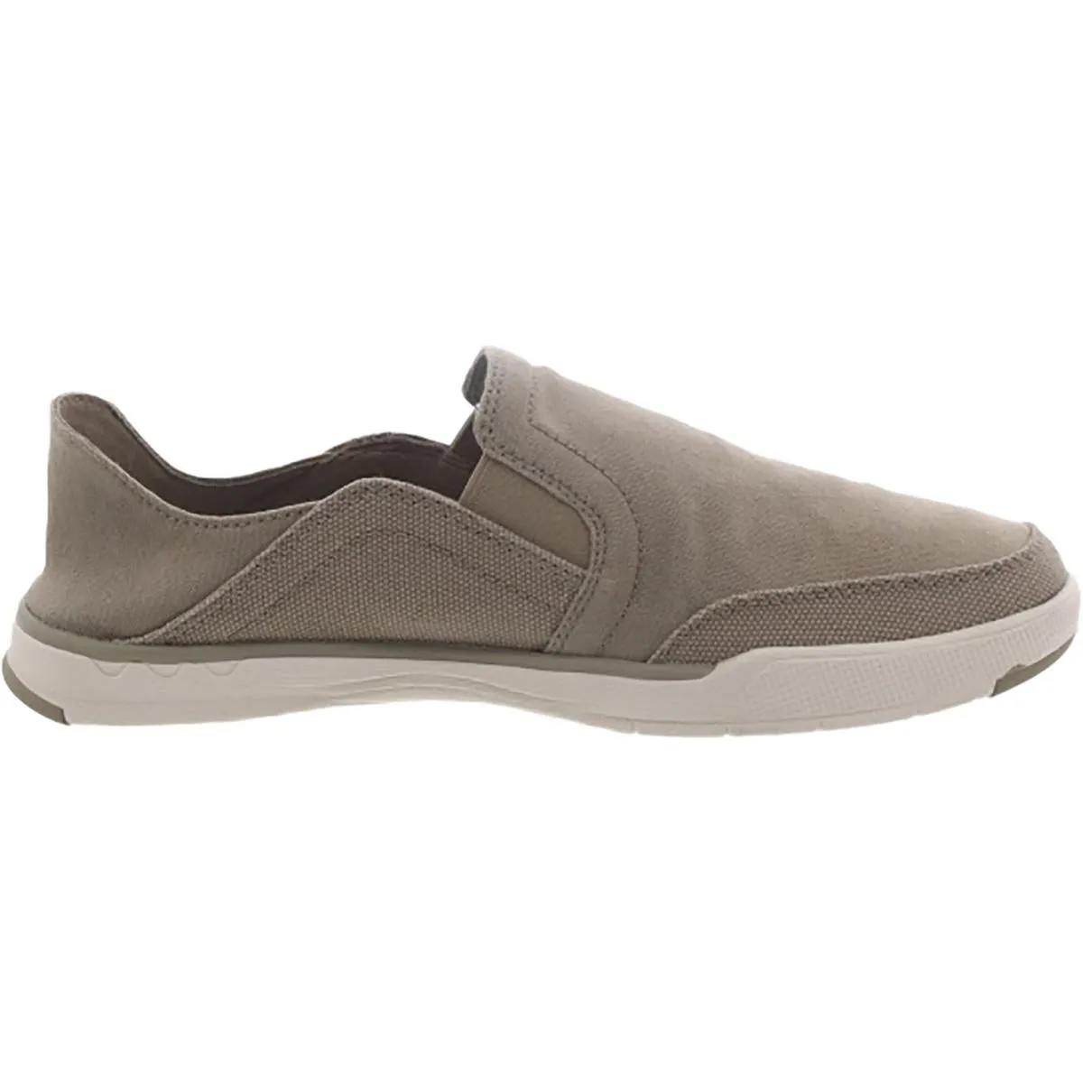 Cloudsteppers by Clarks Mens Step Isle Row Canvas Slip On Loafers