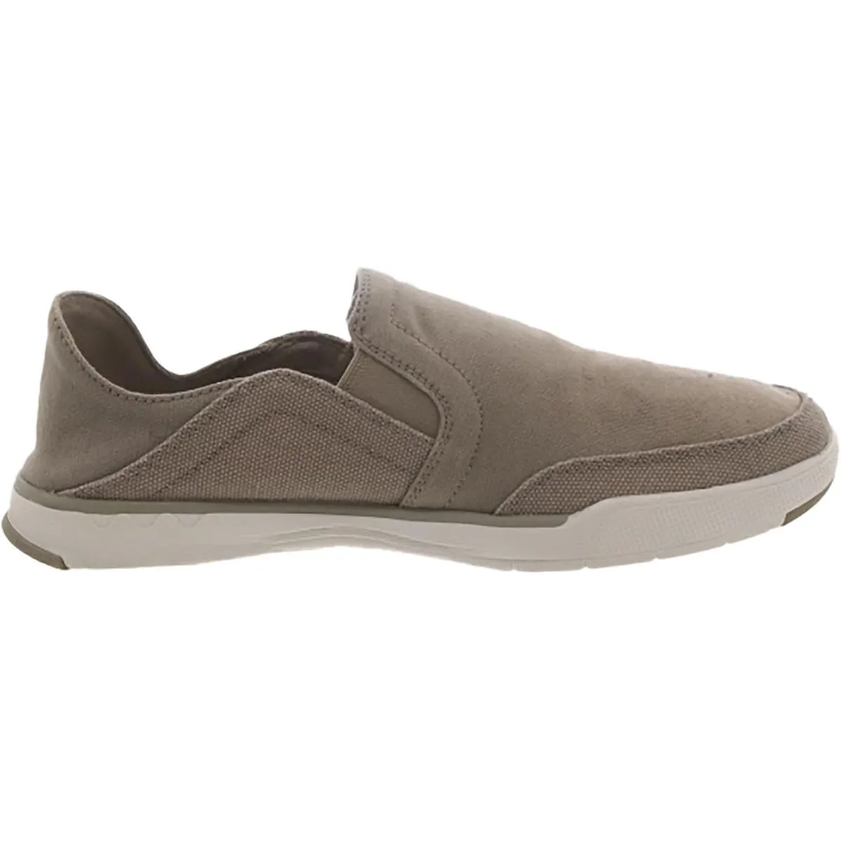 Cloudsteppers by Clarks Mens Step Isle Row Canvas Slip On Loafers