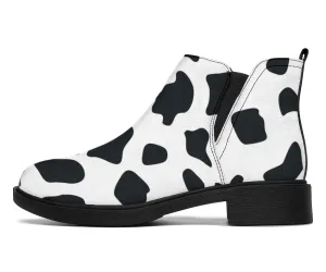 Cow Pop Art - Suede Boots