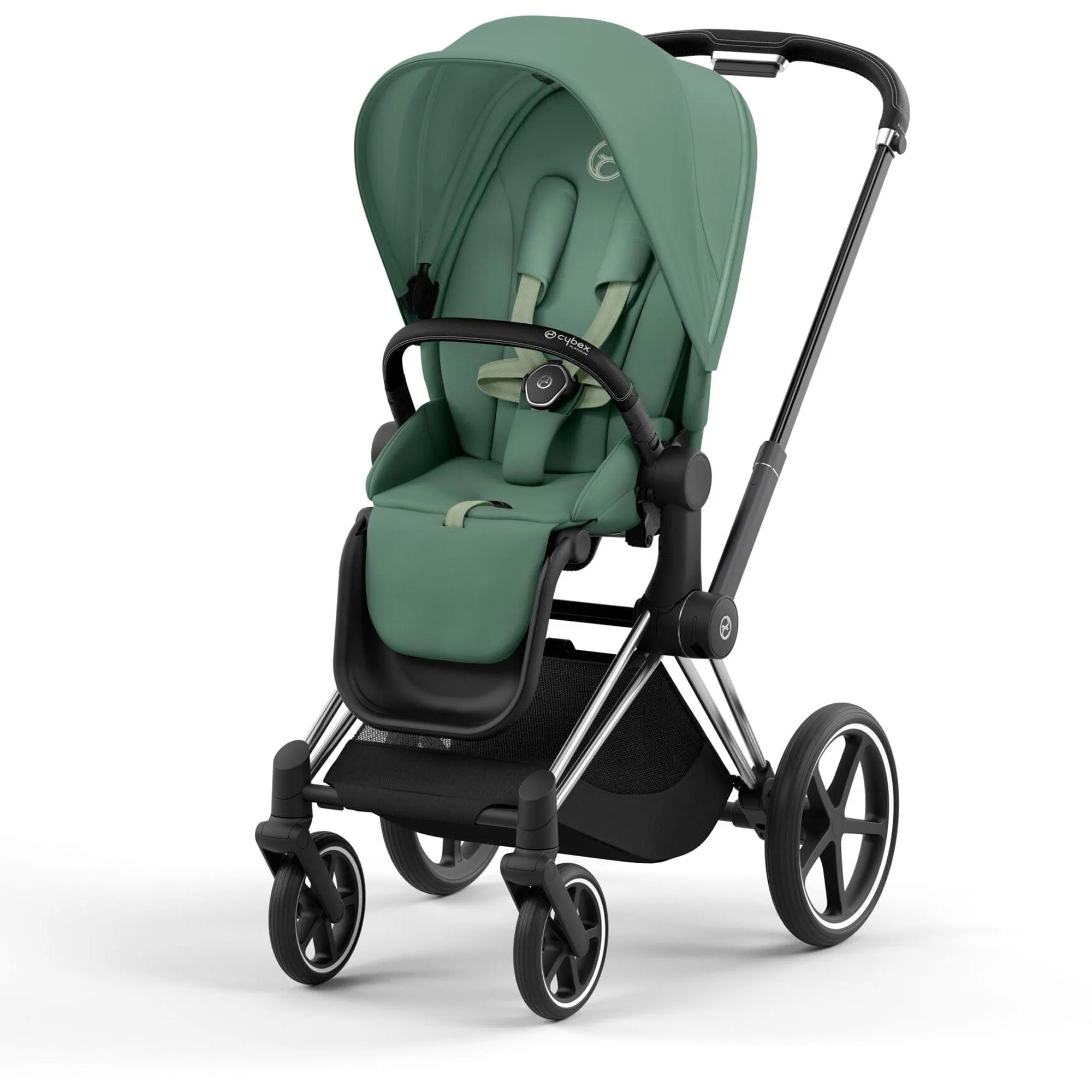 Cybex Priam Travel System With Cloud T in Leaf Green