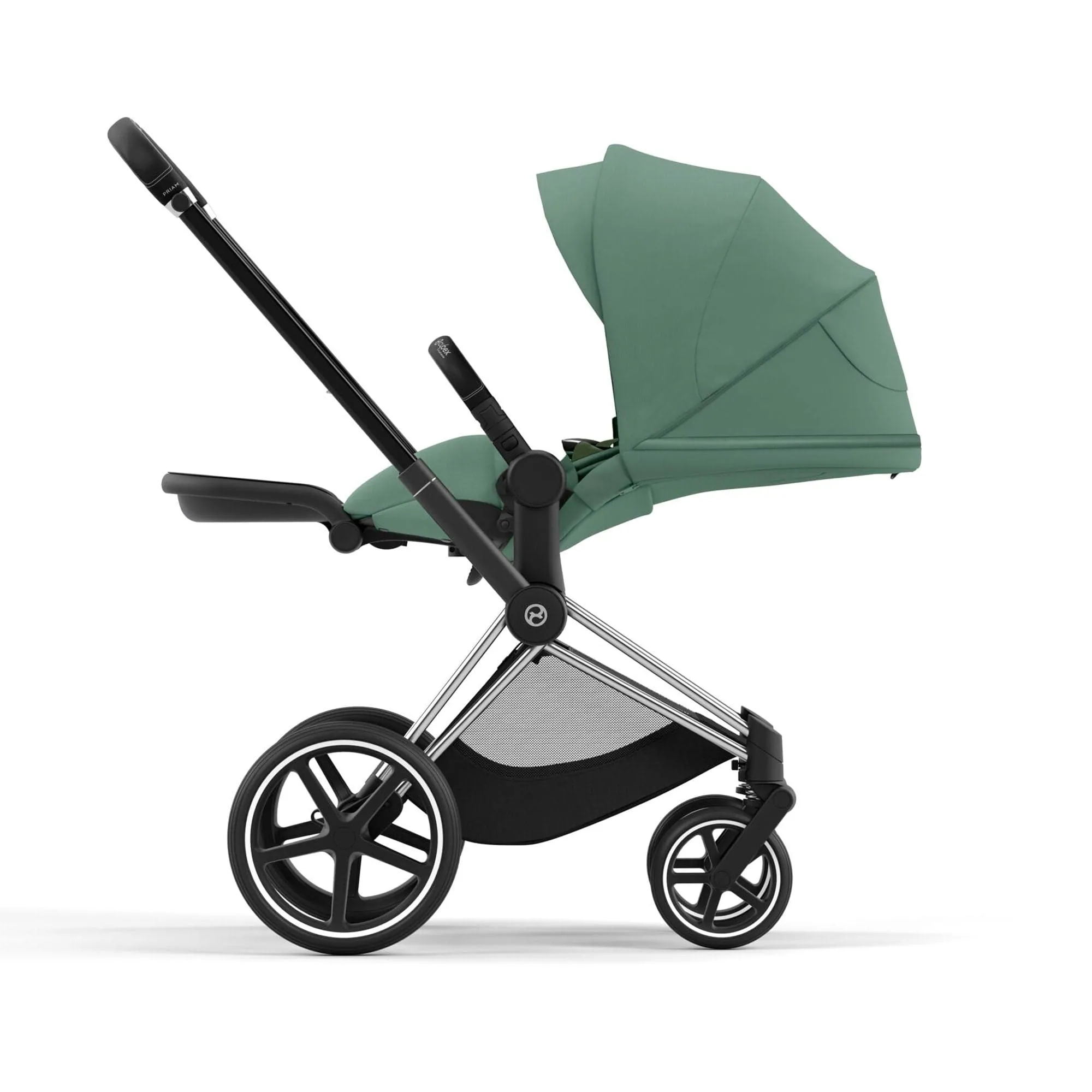 Cybex Priam Travel System With Cloud T in Leaf Green