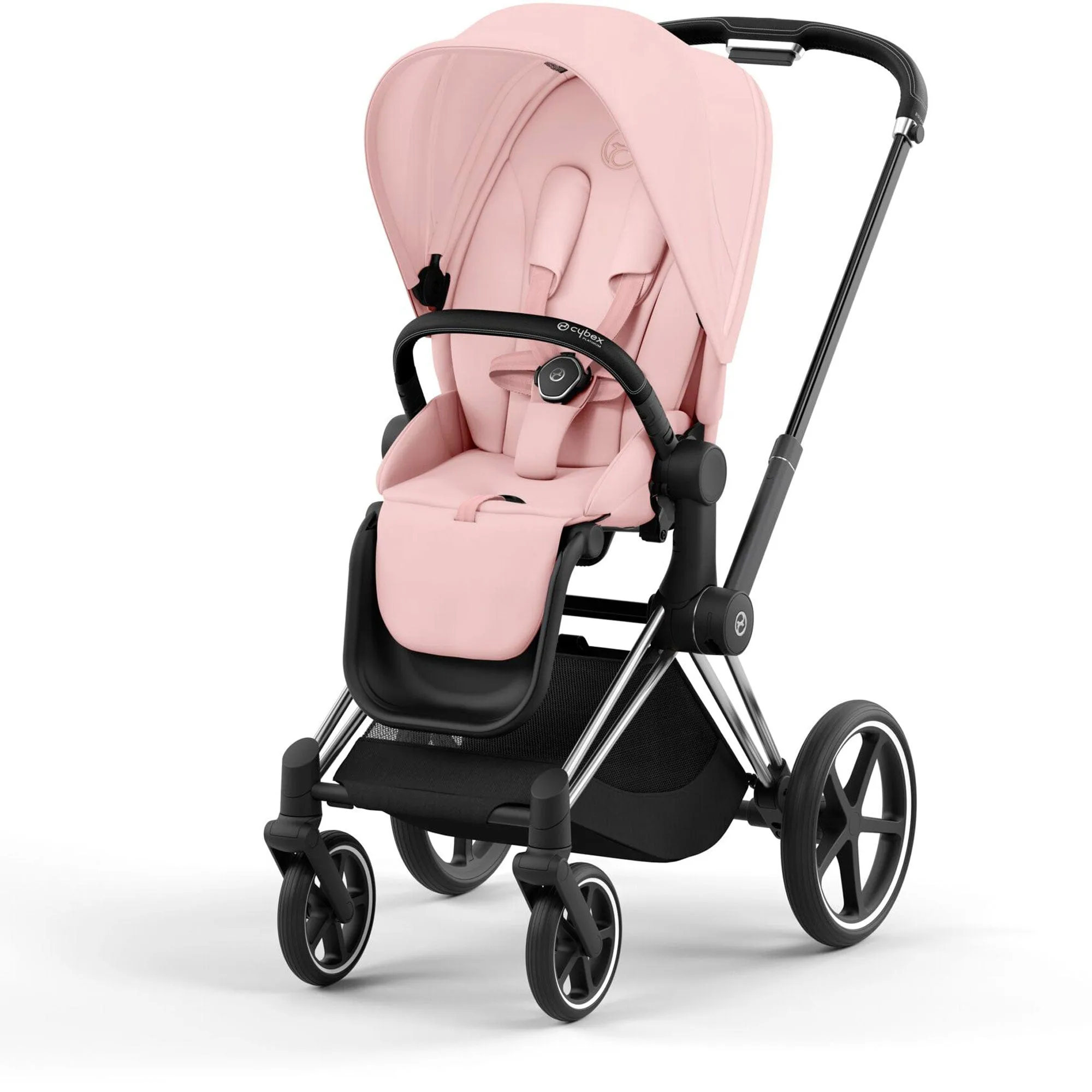 Cybex Priam Travel System With Cloud T in Peach Pink