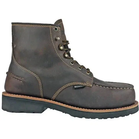 DieHard Men's Monte Composite Toe Waterproof Slip Resistant Work Boot - Brown DH60460