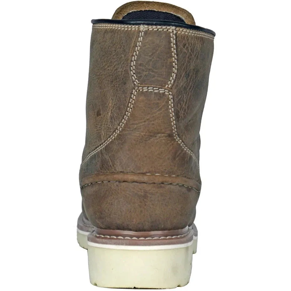 DieHard Men's Monte Soft Toe Waterproof Slip Resistant Work Boot - Brown DH60112