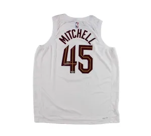Donovan Mitchell Signed Cleveland Cavaliers Nike 2022-2023 White NBA Jersey