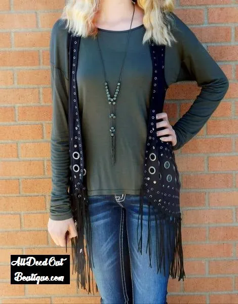 Double Zero | Open Back Top Olive