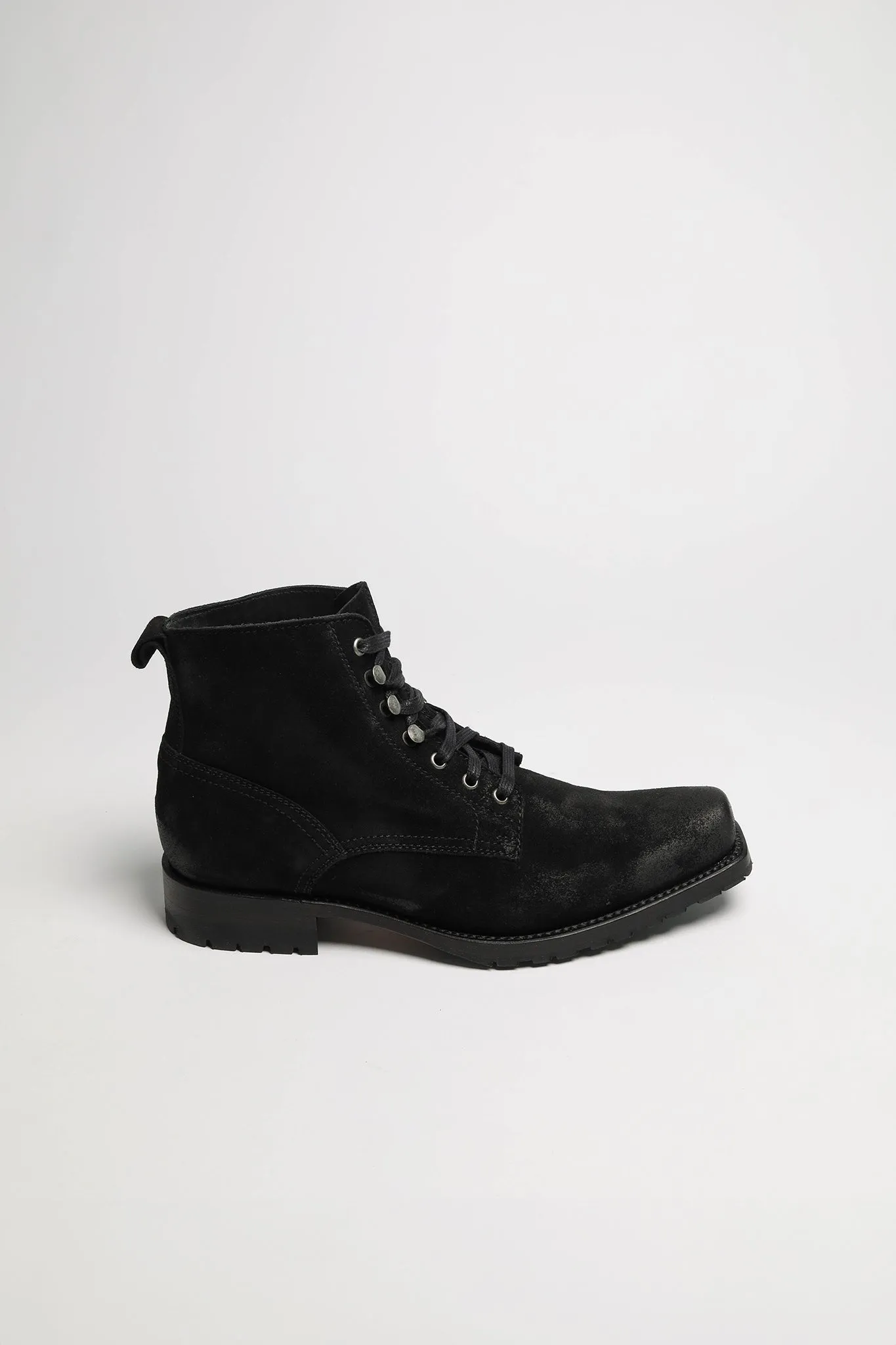 EAGLE II Herren Suede Schwarz
