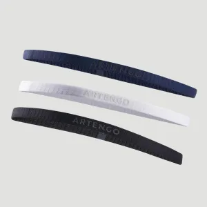 ELASTIC BAND MAINTIEN CHEVEUX  X3  NOIR BLANC MARINE