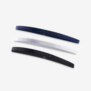 Elastic Hair Band Tri-Pack - Navy / Sky Blue / Coral