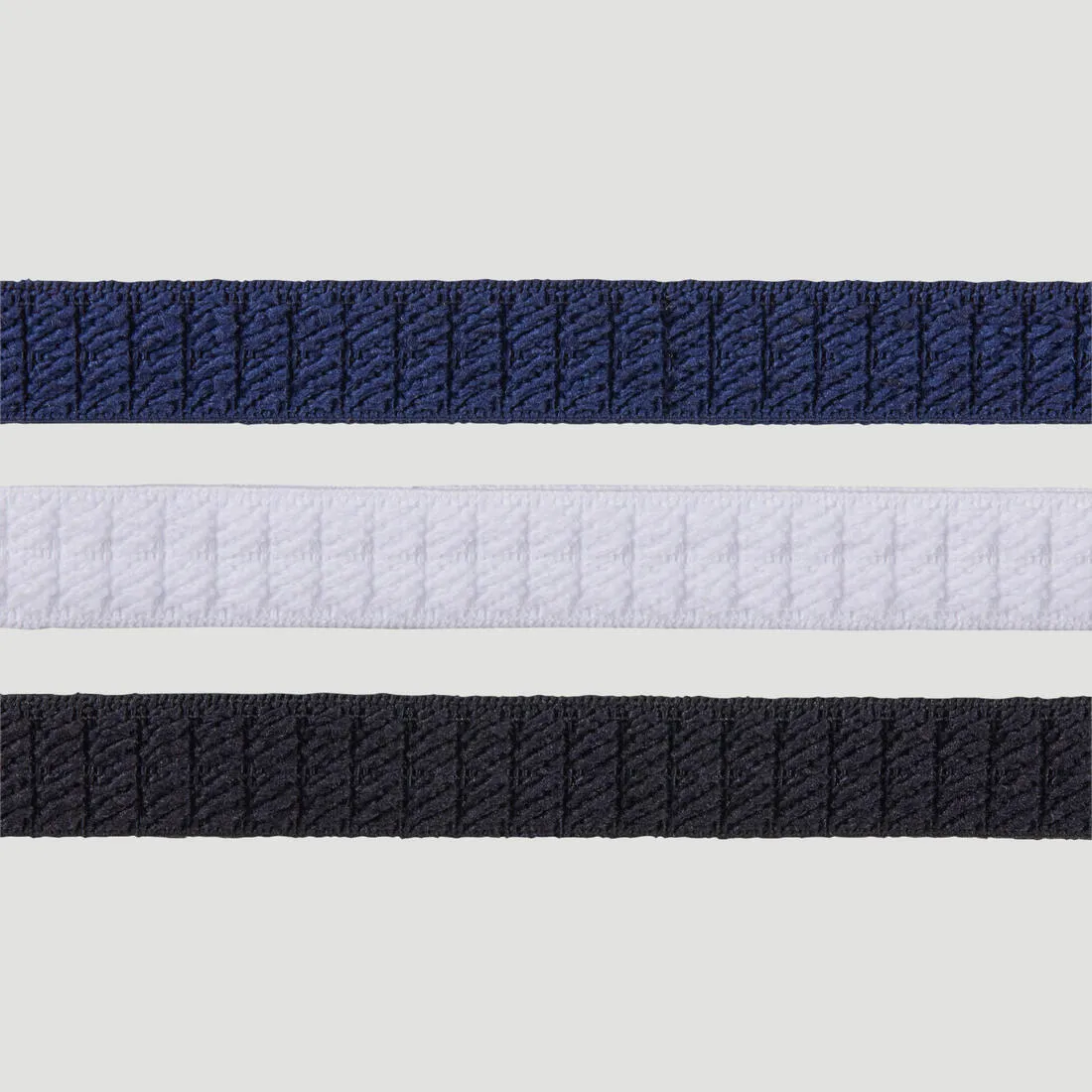 Elastic Hair Band Tri-Pack - Navy / Sky Blue / Coral