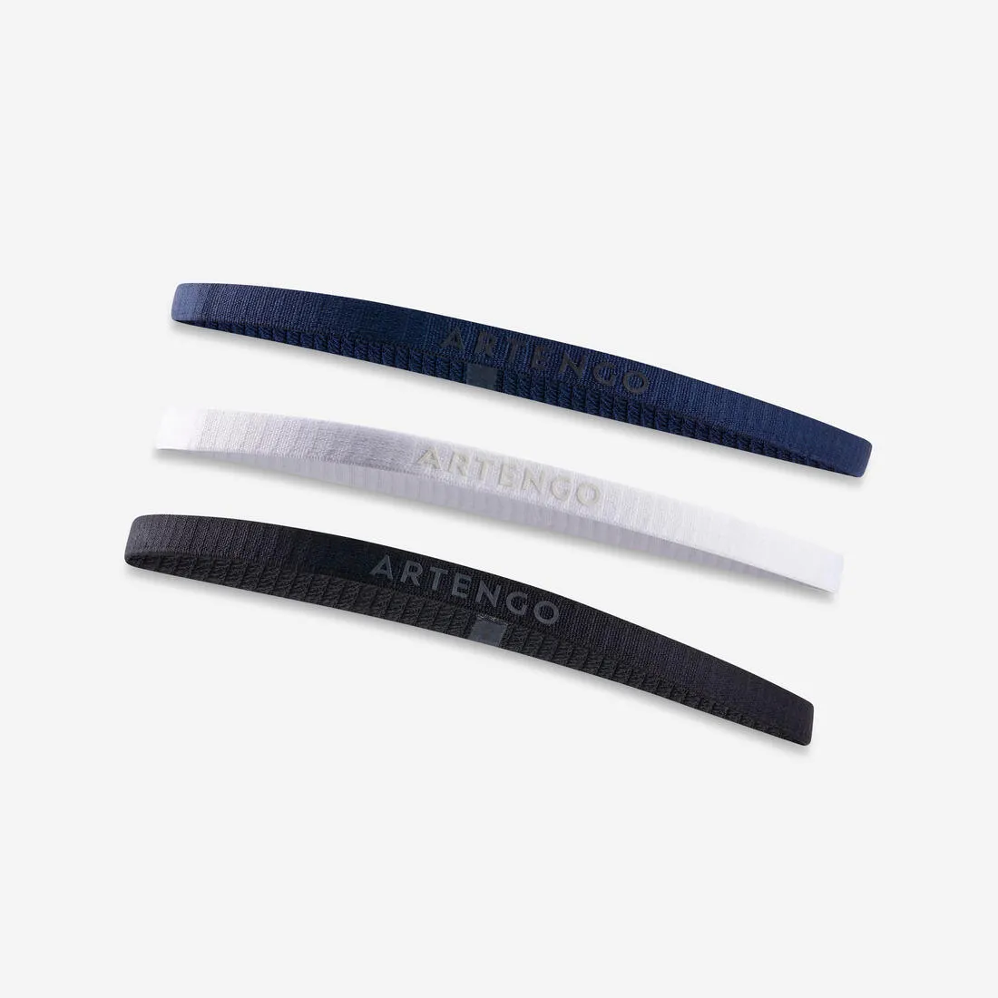 Elastic Hair Band Tri-Pack - Navy / Sky Blue / Coral