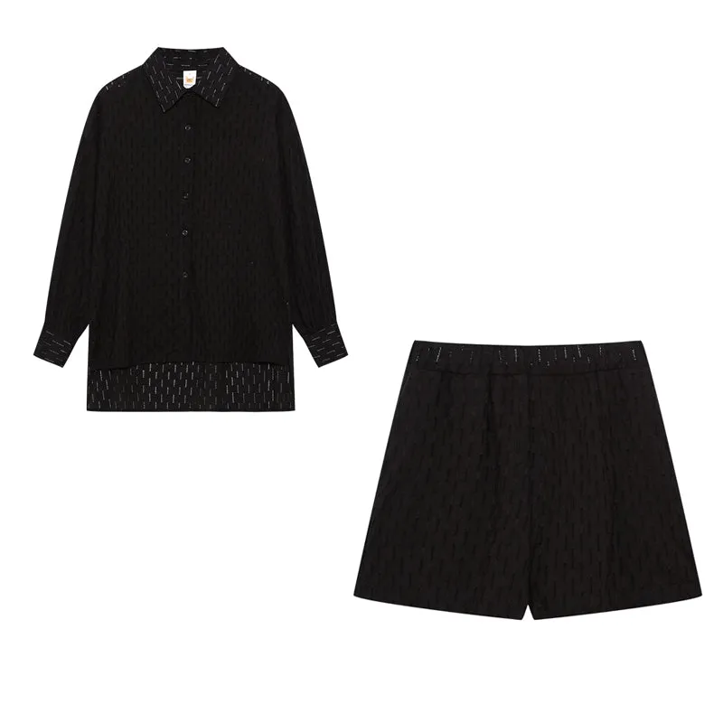 Elizabeth | Breezy Shirt & Shorts Set