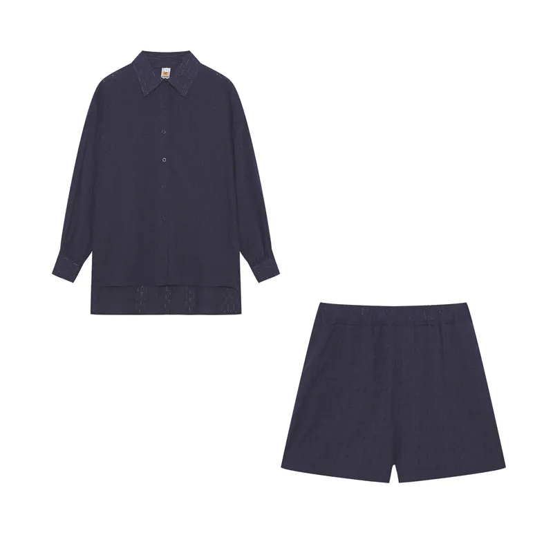 Elizabeth | Breezy Shirt & Shorts Set