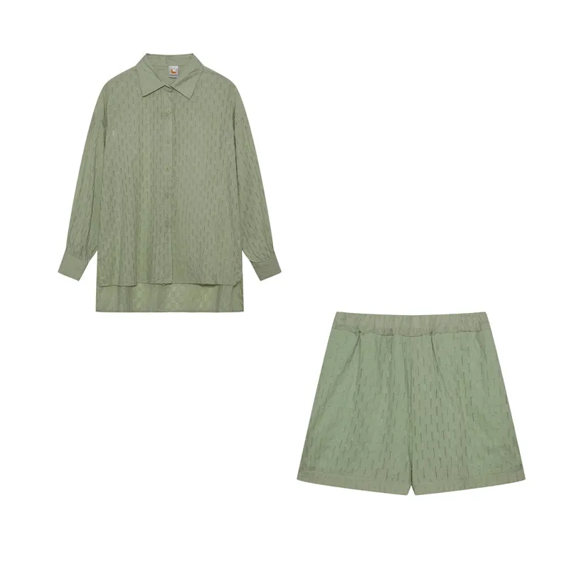 Elizabeth | Breezy Shirt & Shorts Set