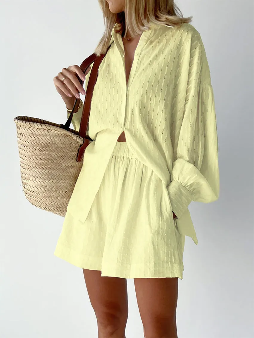 Elizabeth | Breezy Shirt & Shorts Set