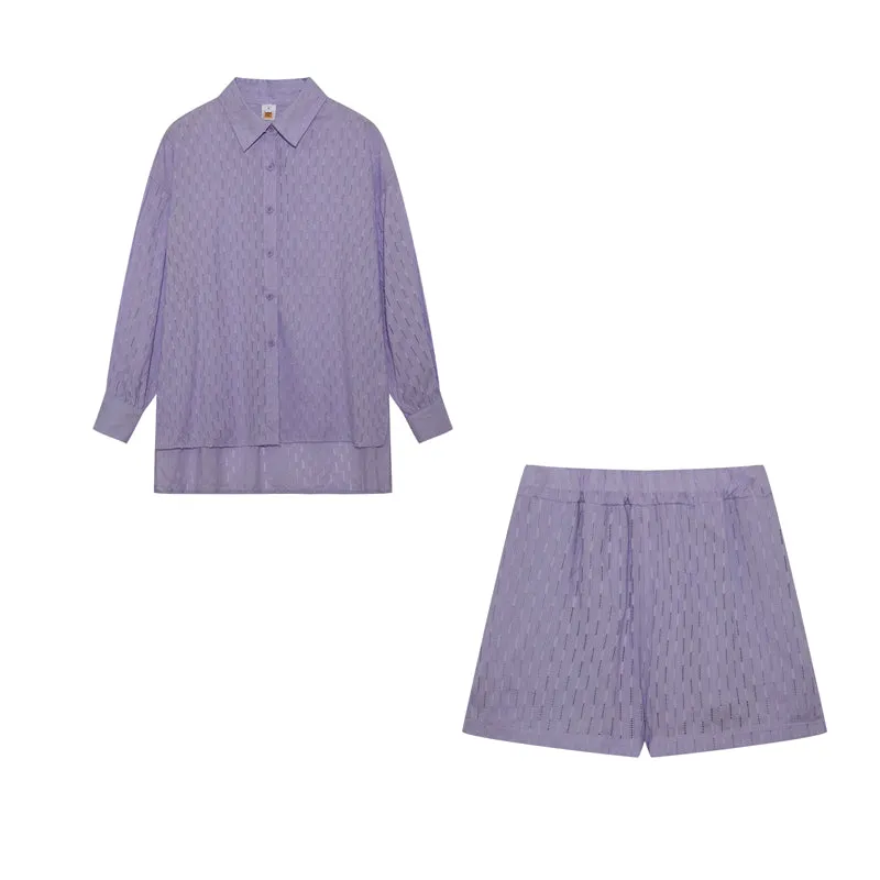 Elizabeth | Breezy Shirt & Shorts Set