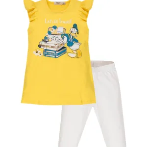 EMC - Disney Donald Duck Lets Go Travel Legging Set - Yellow