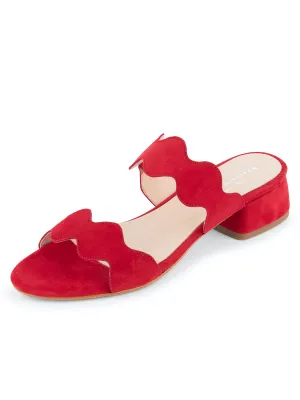 Emilia Scalloped Sandal