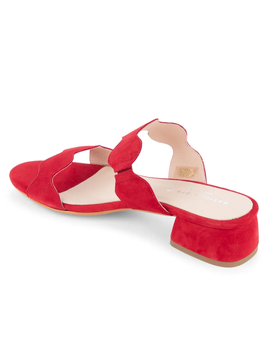 Emilia Scalloped Sandal