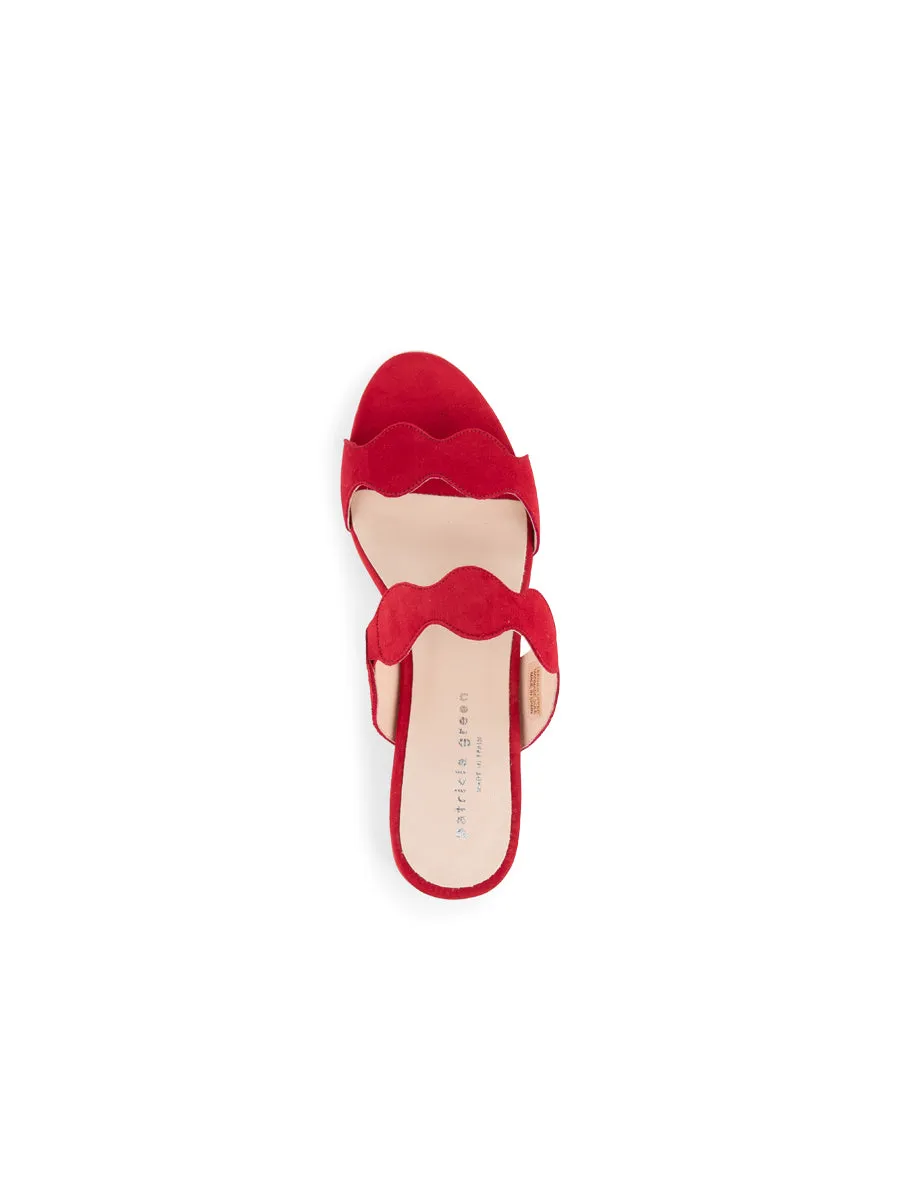 Emilia Scalloped Sandal