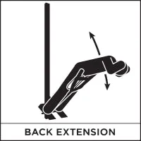 ExerTRAC Model 1340 (Back Extension/Back Stretch)