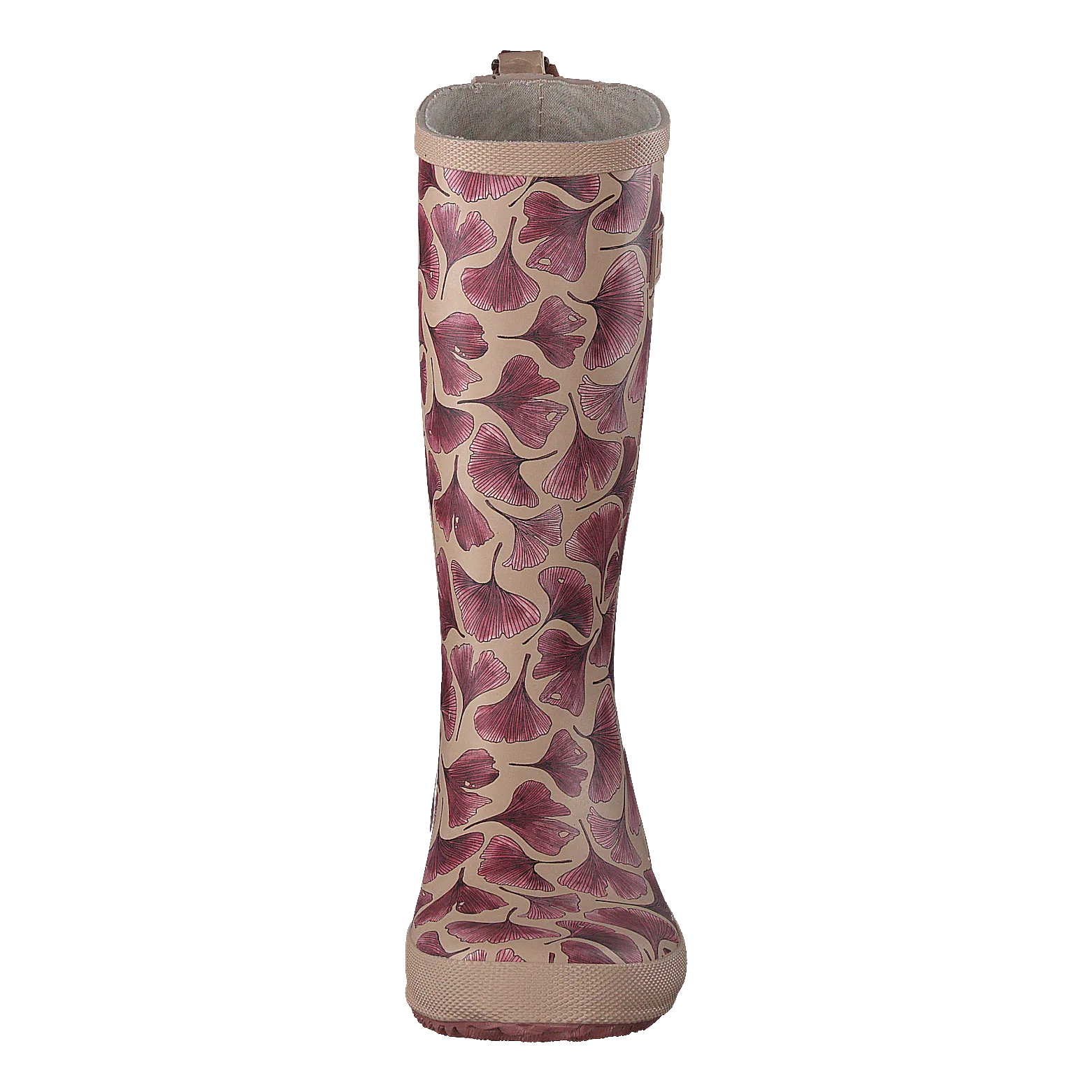 Fashion Rubberboot Bordeaux Leaves