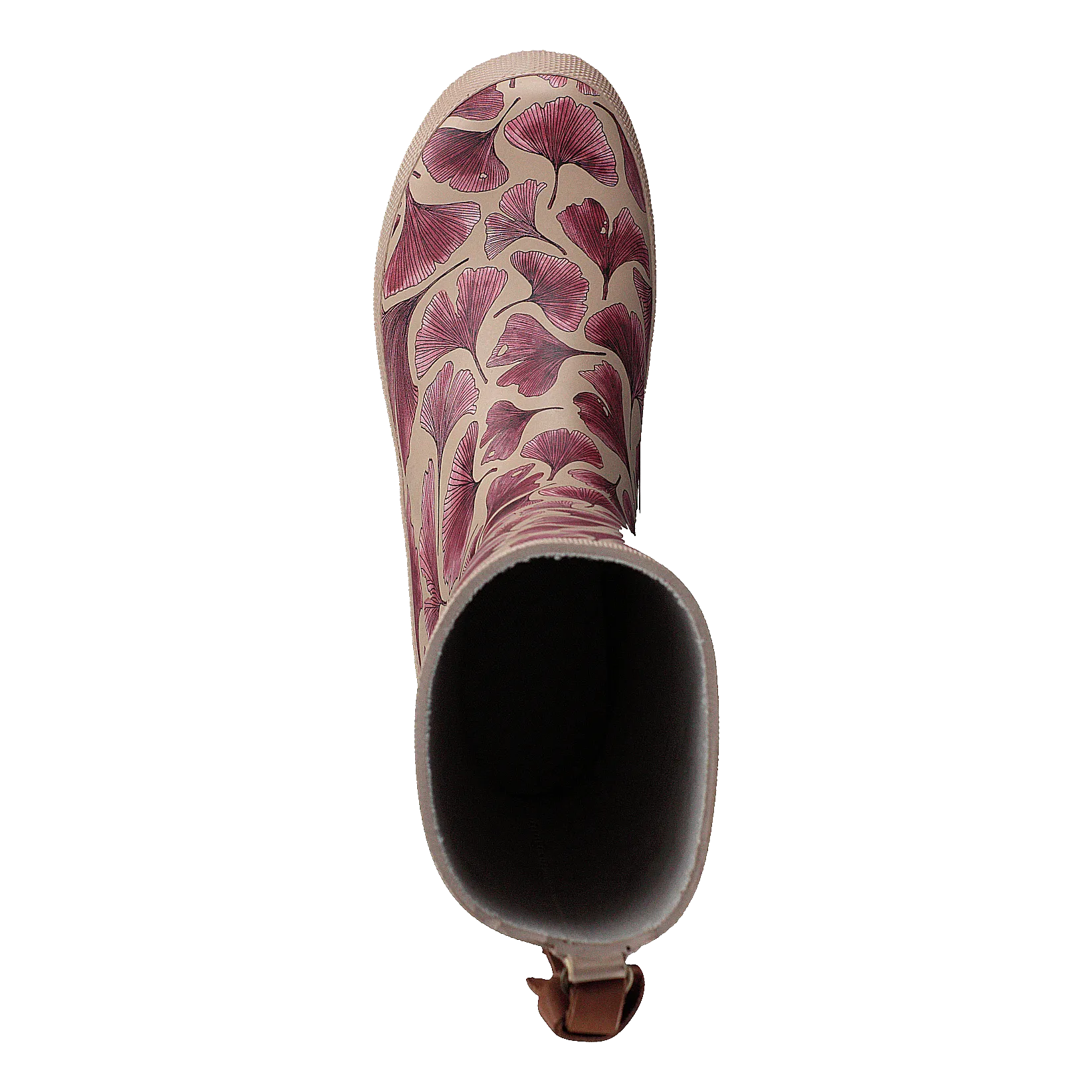 Fashion Rubberboot Bordeaux Leaves