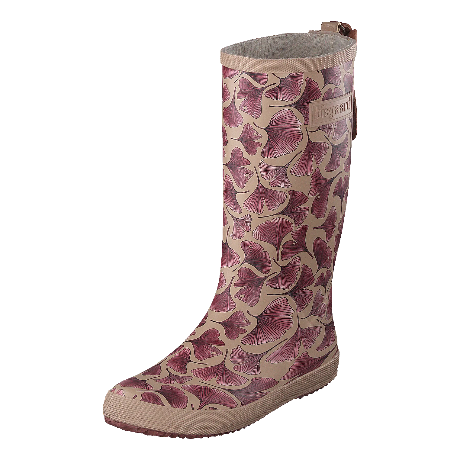 Fashion Rubberboot Bordeaux Leaves