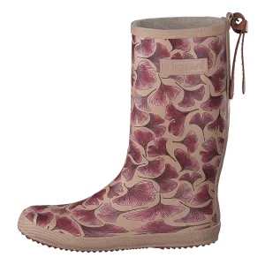 Fashion Rubberboot Bordeaux Leaves
