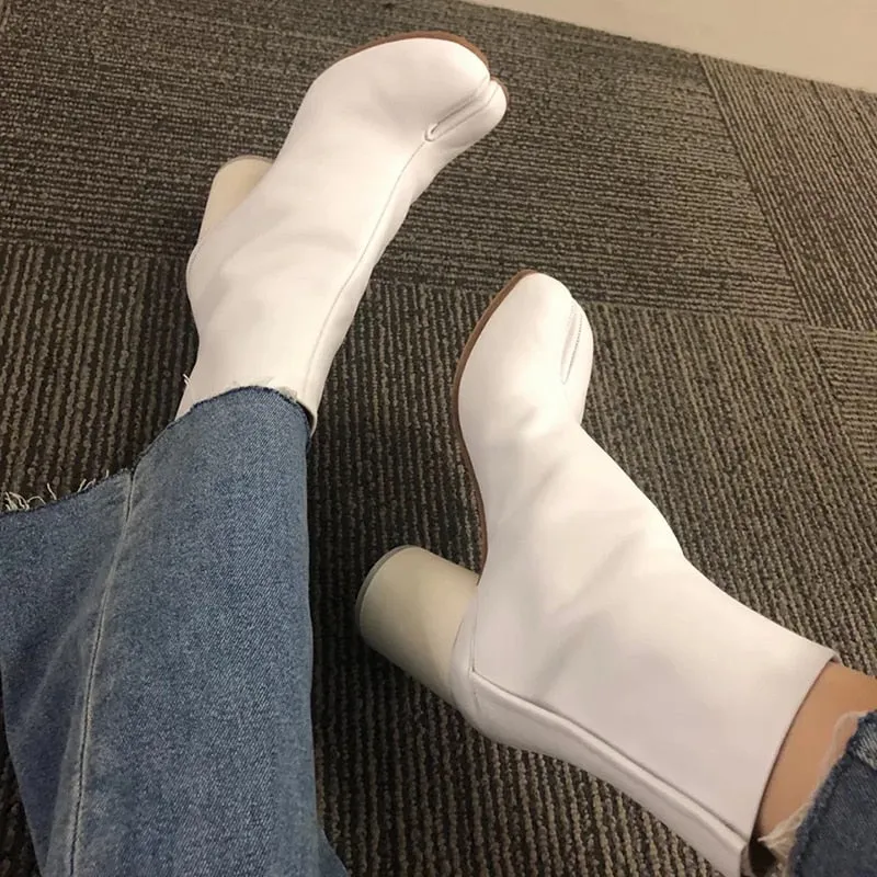 Fashion Split Toe Women Boots