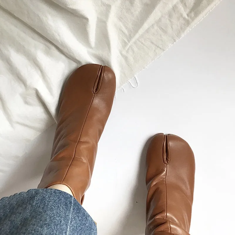 Fashion Split Toe Women Boots