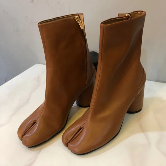 Fashion Split Toe Women Boots
