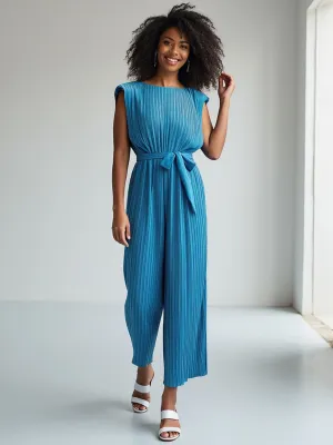 Flowy Pleated Jumpsuit