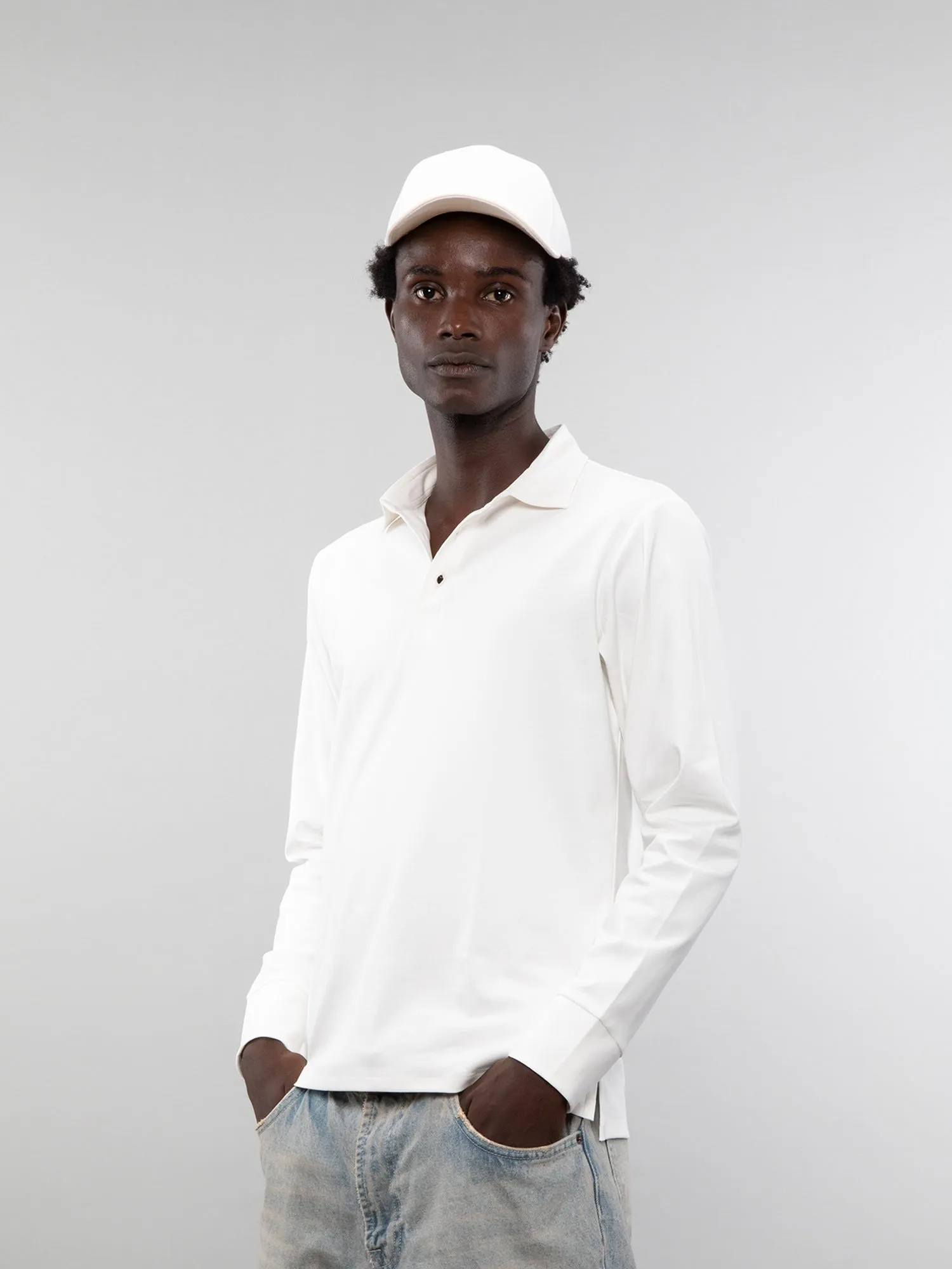 Full-sleeve lifestyle polo