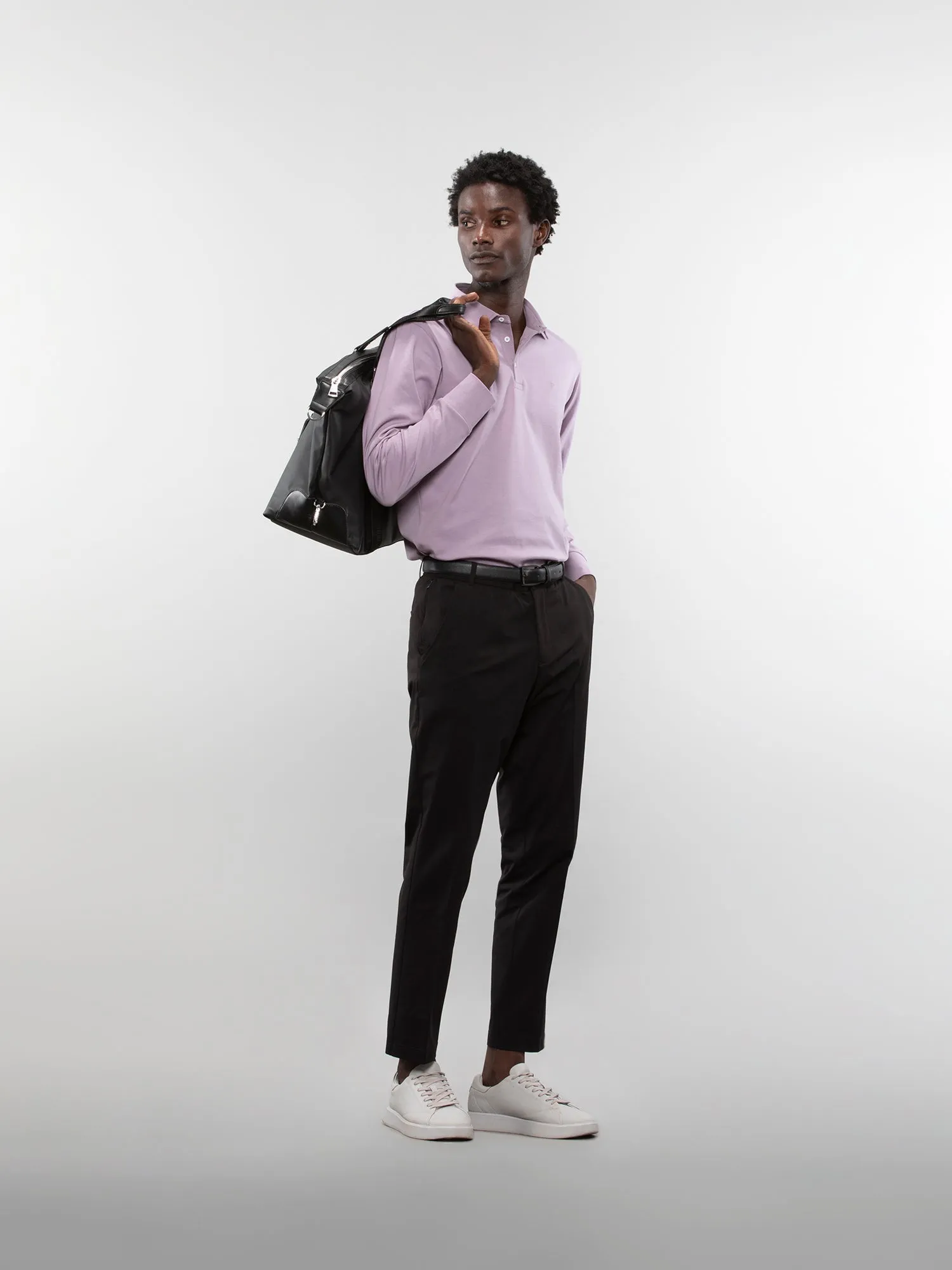 Full-sleeve lifestyle polo