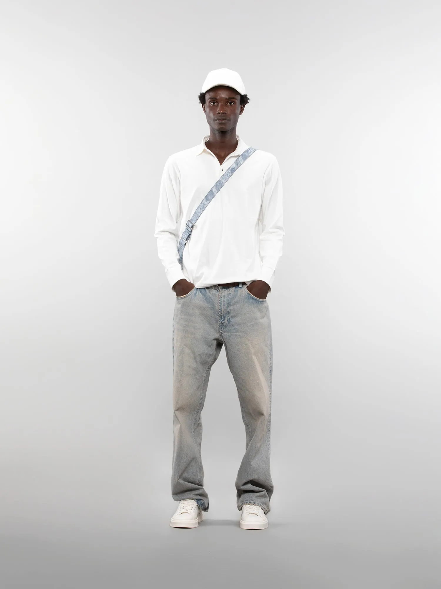Full-sleeve lifestyle polo
