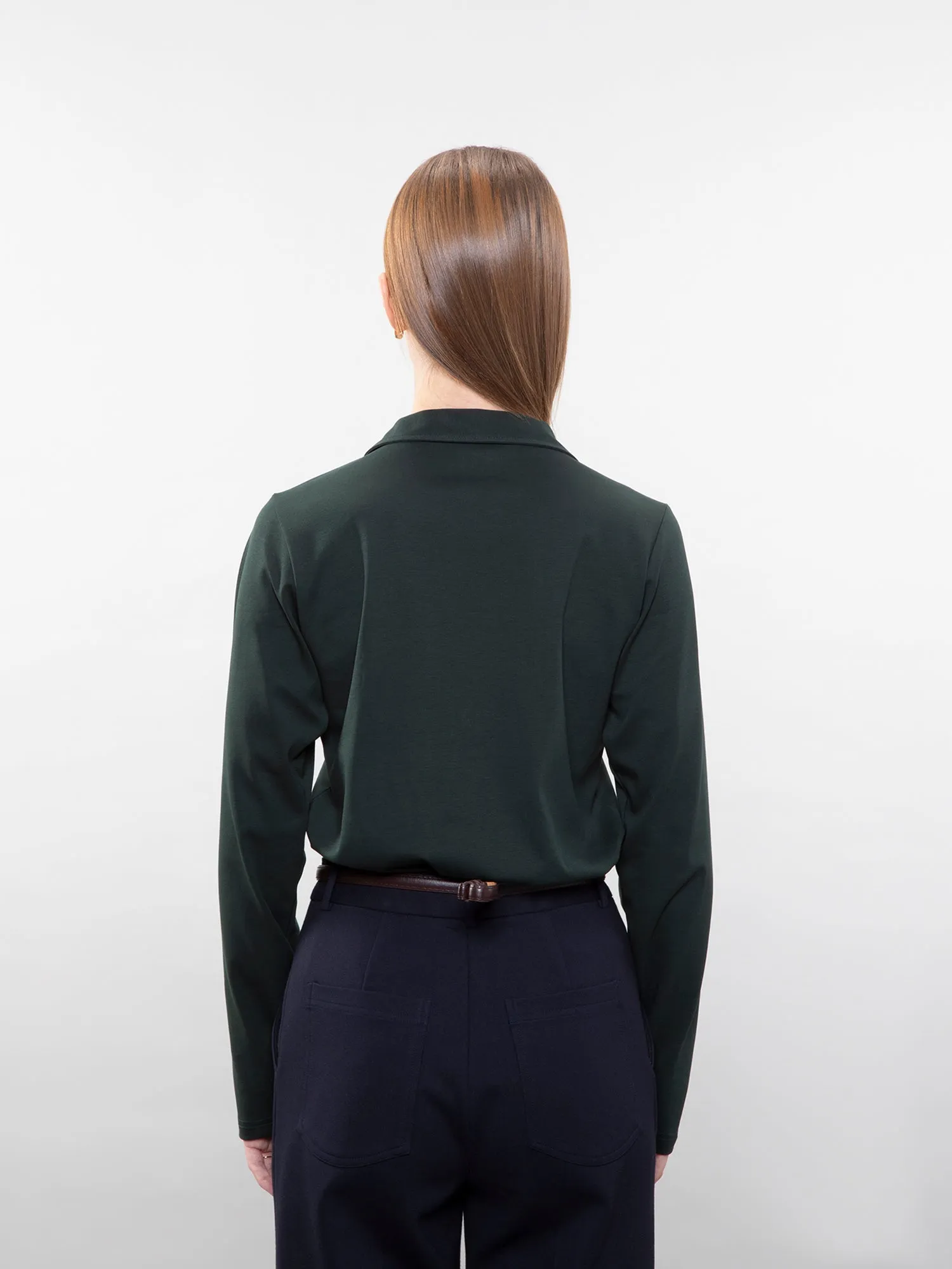 Full-sleeve lifestyle polo