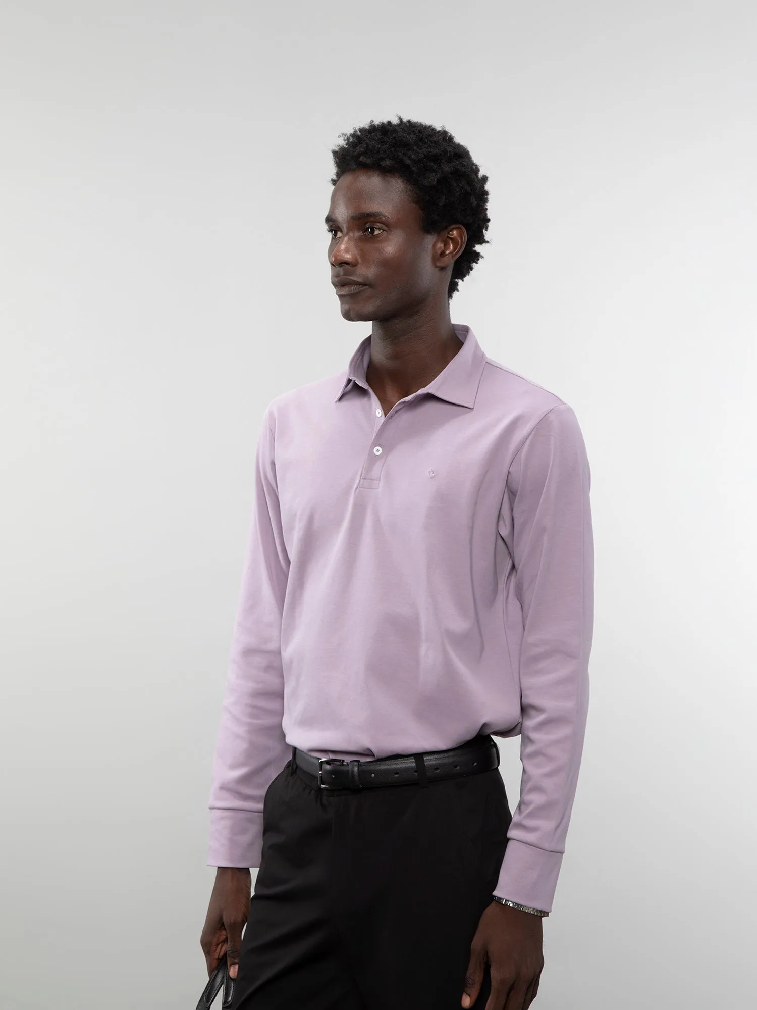 Full-sleeve lifestyle polo