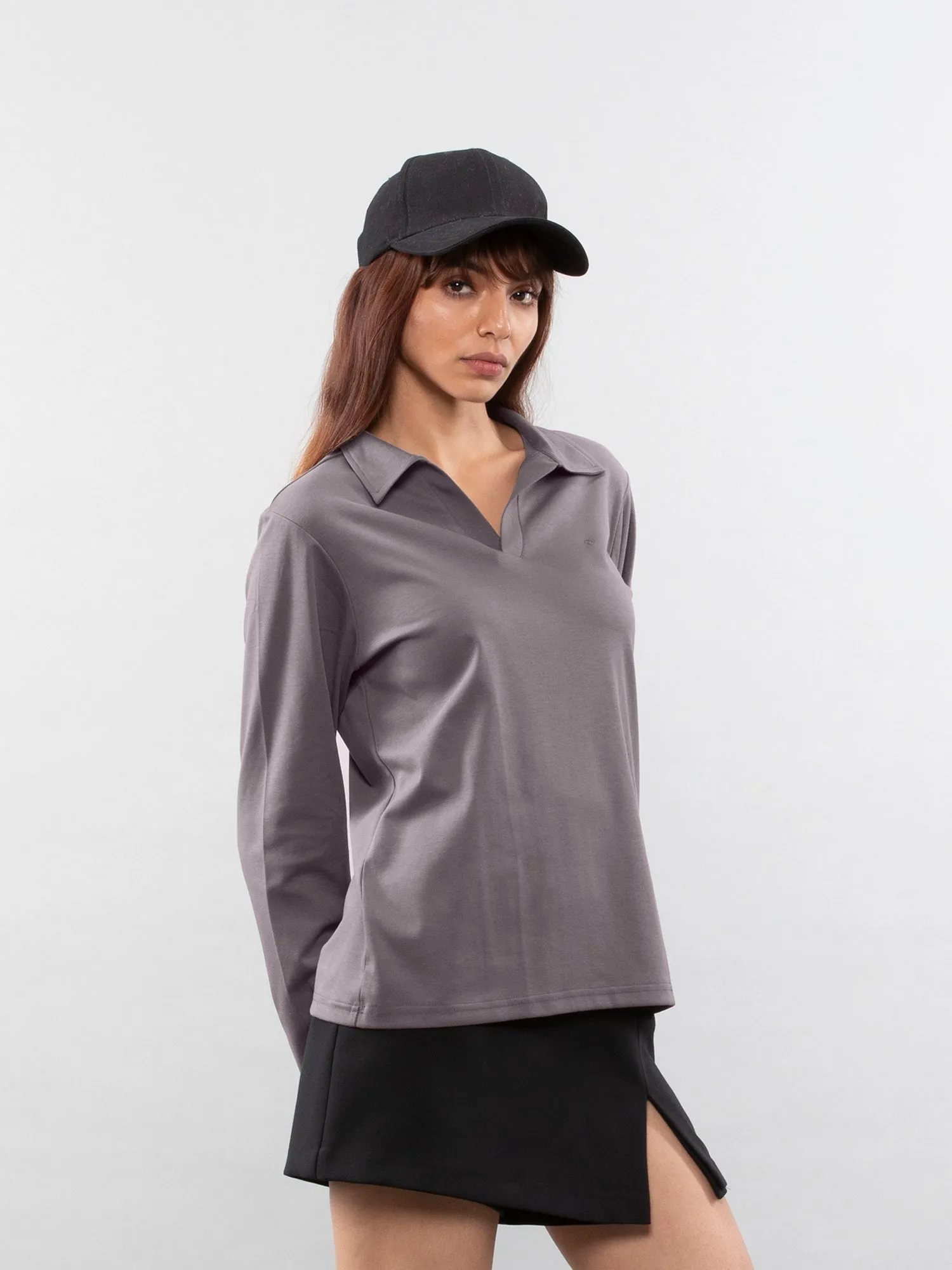 Full-sleeve lifestyle polo