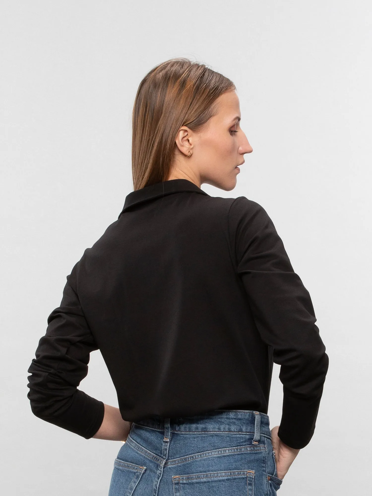 Full-sleeve lifestyle polo